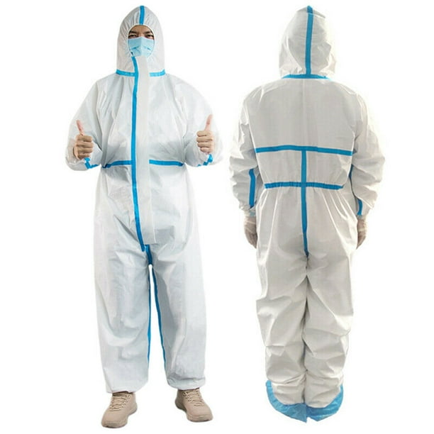 Disposable White Coveralls Dust-proof Clothing Medical Protective Suits Unisex